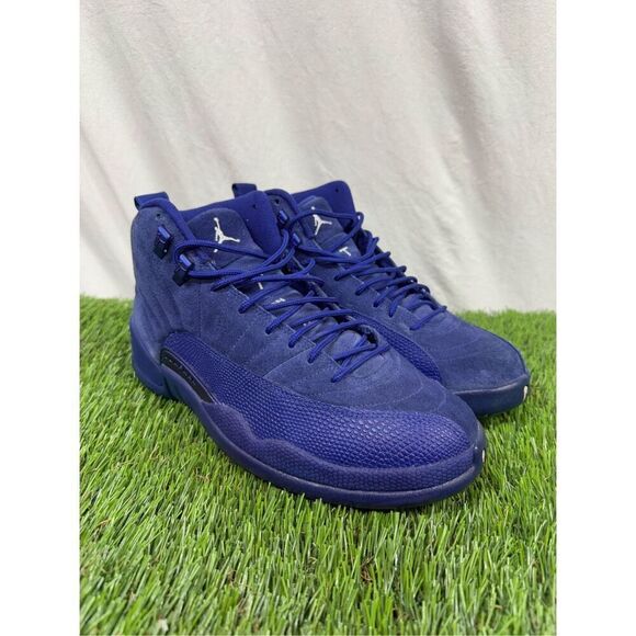Size 9 - Nike Air Jordan XII 12 Deep Royal 2016 Retro 130690-400 - Picture 1 of 9